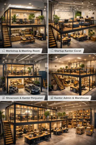 Mezzanine Ruang Kantor di Jatinegara Kaum