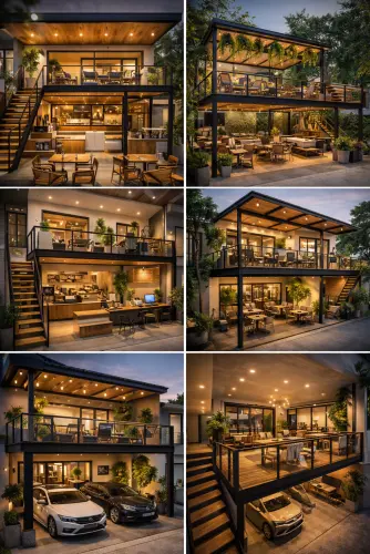 Mezannine Cafe Modern di Jatinegara Kaum